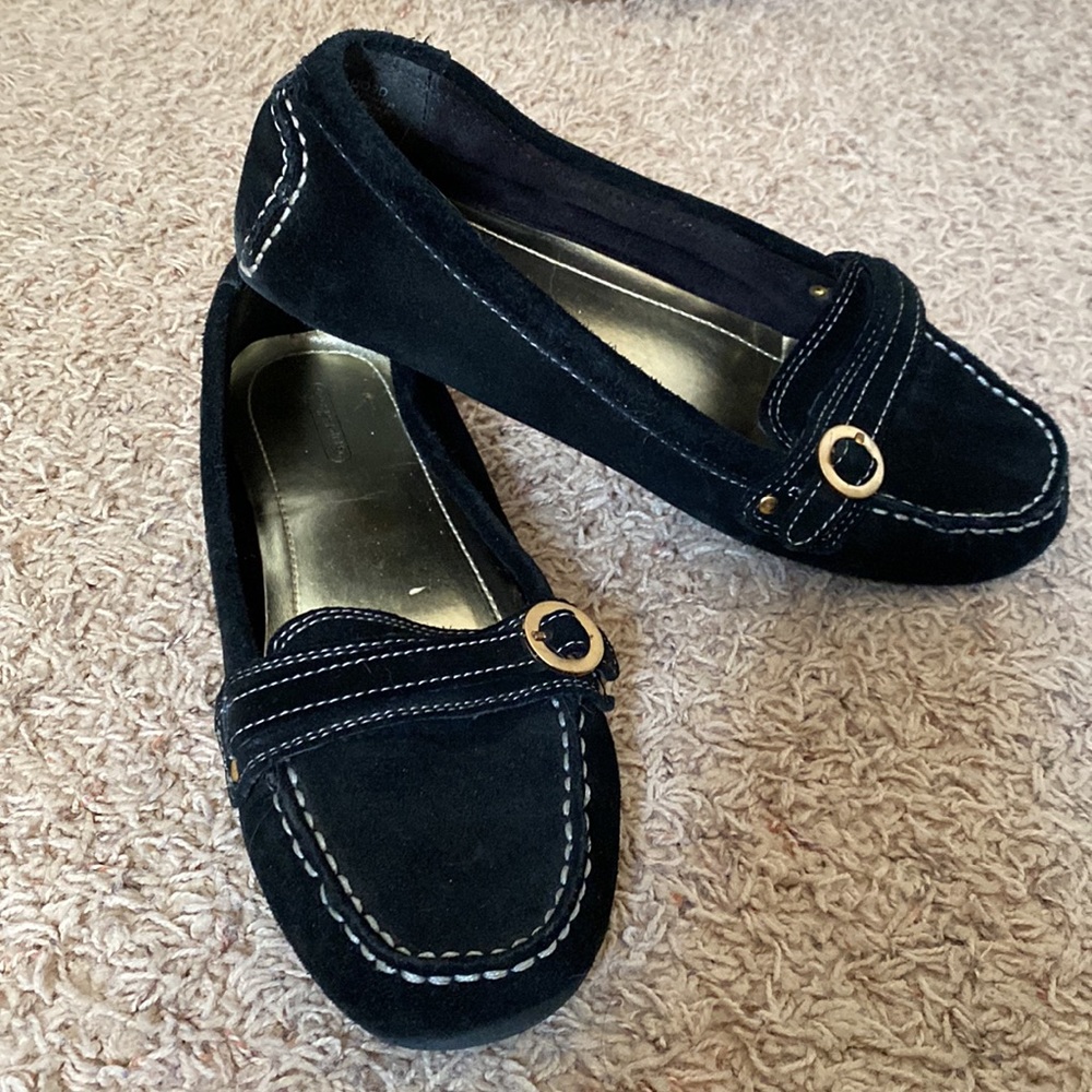 Easy Spirit Size 10 Mikado flats moccasins Black size 10M